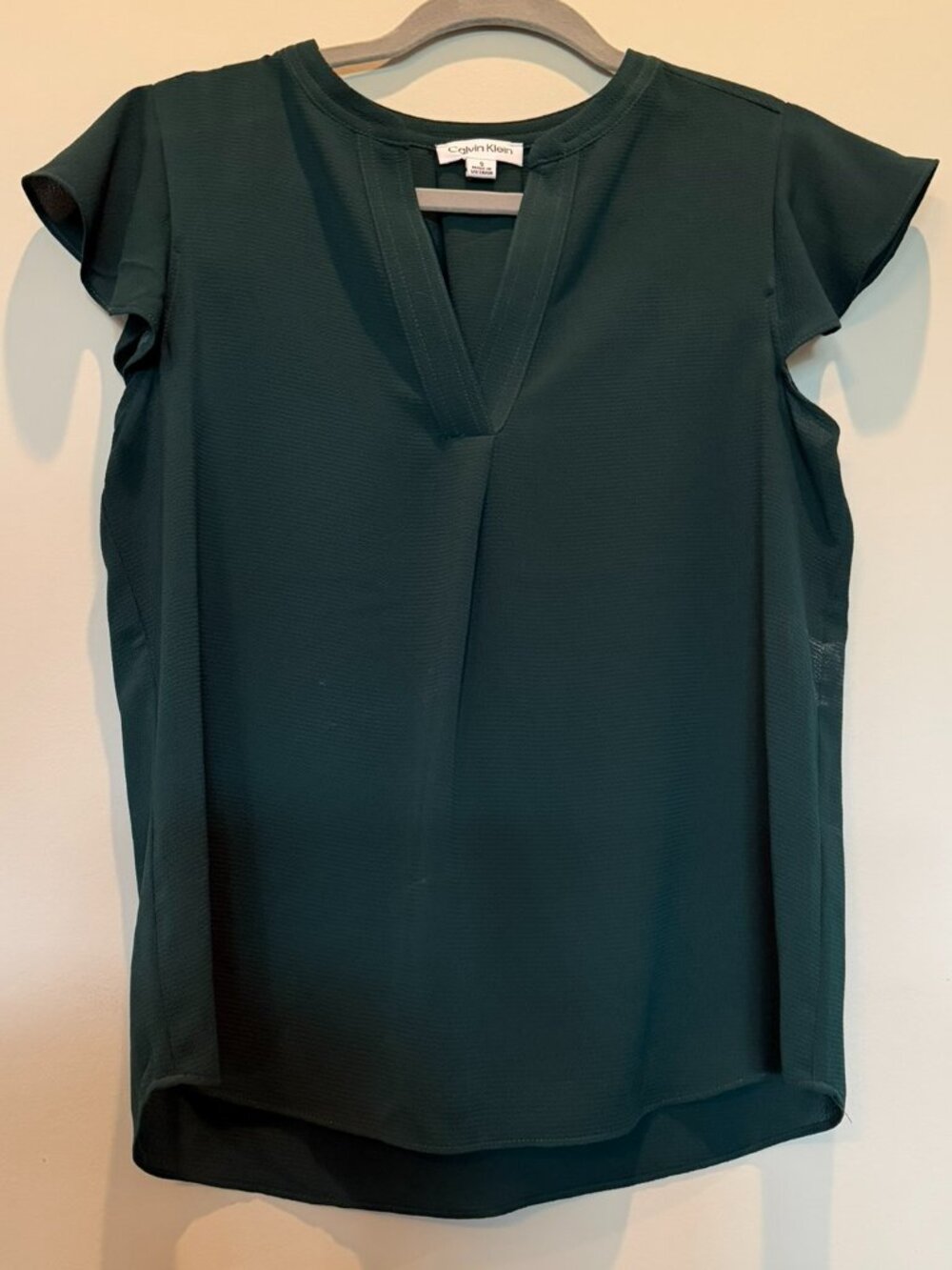 Calvin Klein Green Blouse small